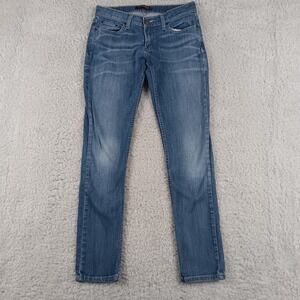 Levis 524 Too Superlow Skinny Jeans Blue Medium Wash Womens Size 9M 30x30.5